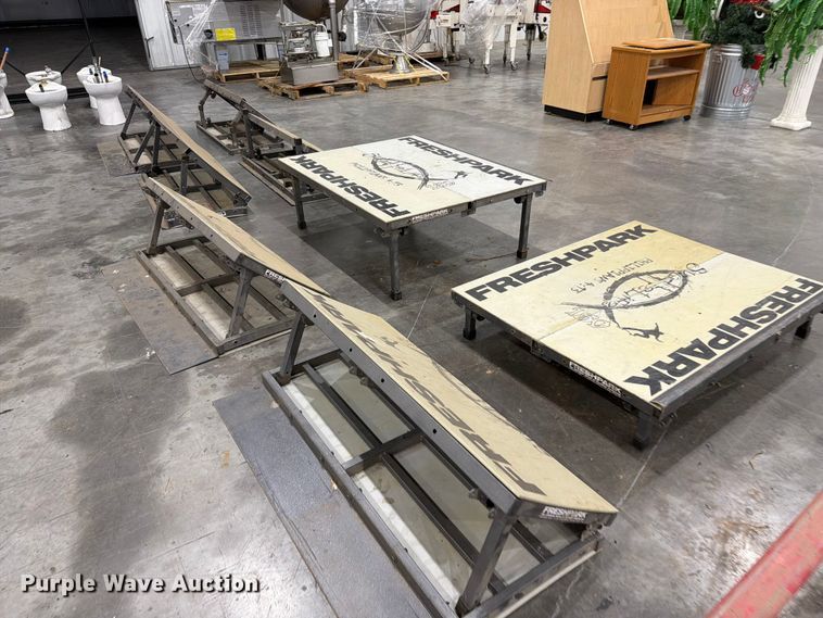 image for item FC3297 FreshPark portable skateboard obstacles