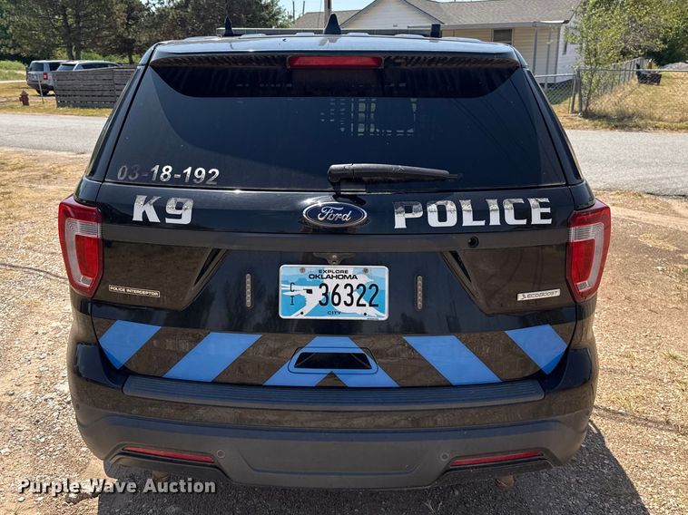 image for item FC4199 2018 Ford Explorer Police Interceptor SUV