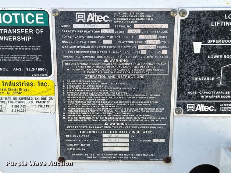 image for item FC4200 2003 Ford F550 bucket truck