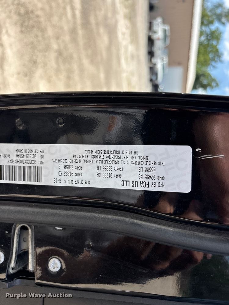 image for item FG0596 2019 Dodge Charger Police 
