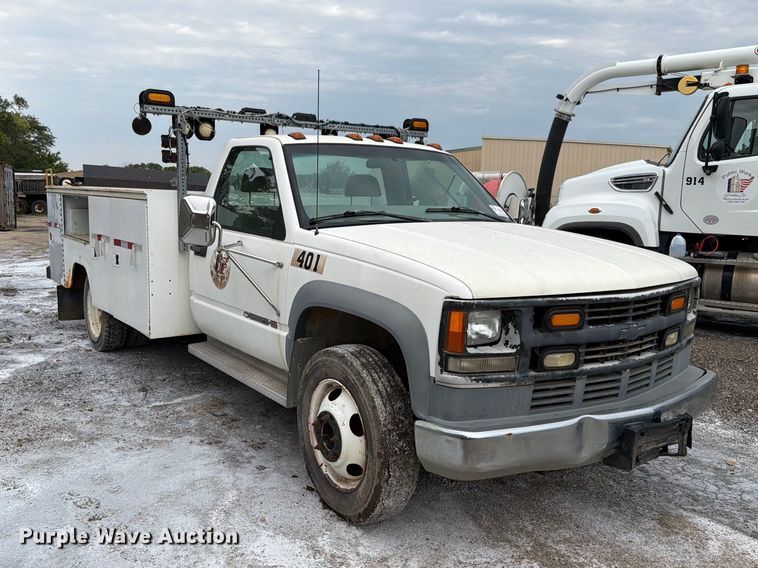 image for item FH6329 1997 Chevrolet C3500  utility bed pickup truck