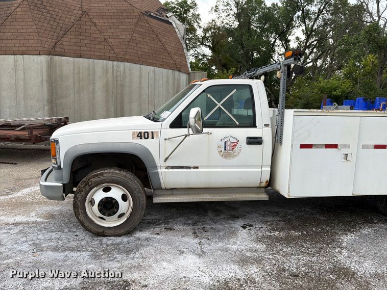 image for item FH6329 1997 Chevrolet C3500  utility bed pickup truck