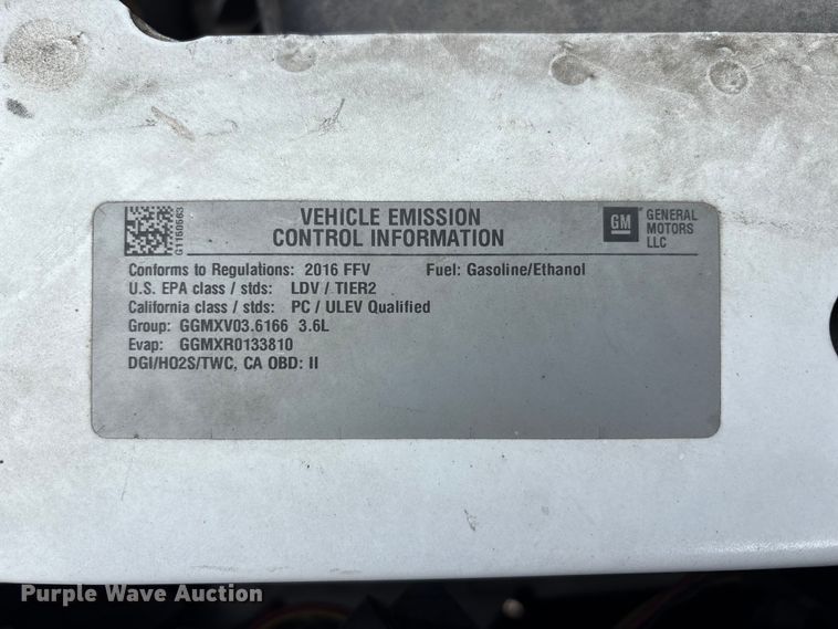 image for item FK2048 2016 Chevrolet Impala Police Cruiser 
