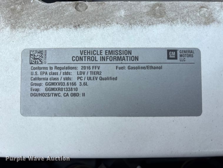 image for item FK2049 2016 Chevrolet Impala Police Cruiser 