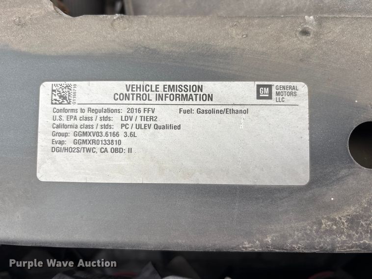 image for item FK2053 2016 Chevrolet Impala Police 