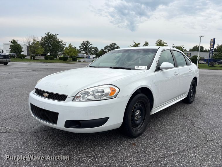 Photo of a 2016 Chevrolet Impala Police Cruiser