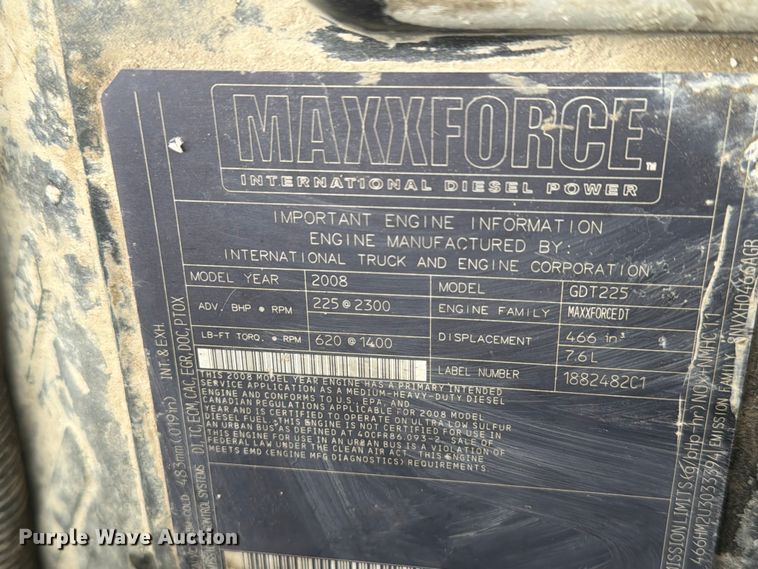 image for item FK2060 2009 International 4300 utility / service truck