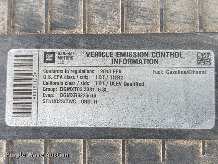 image for item FK2061 2013 Chevrolet Express van