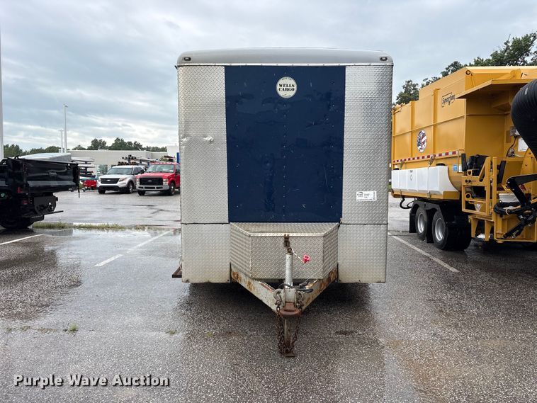 image for item FK2062 2012 Wells Cargo CW1225 - 102 enclosed cargo trailer