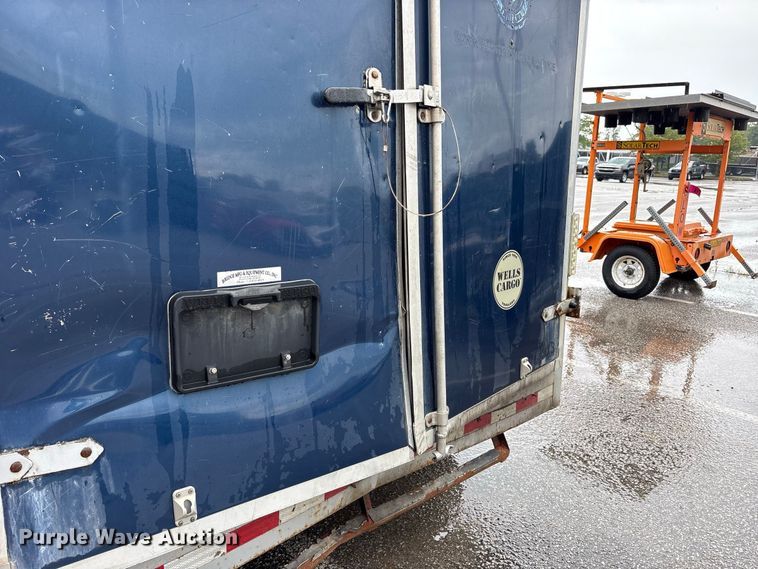image for item FK2062 2012 Wells Cargo CW1225 - 102 enclosed cargo trailer