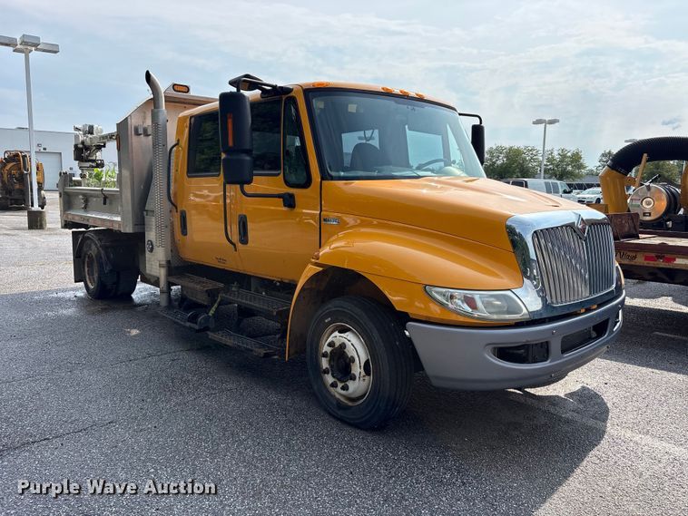 image for item FK2063 2015 International 4300 SBA Crew Cab dump truck