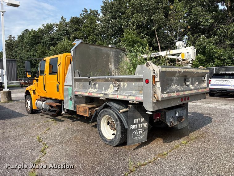 image for item FK2063 2015 International 4300 SBA Crew Cab dump truck