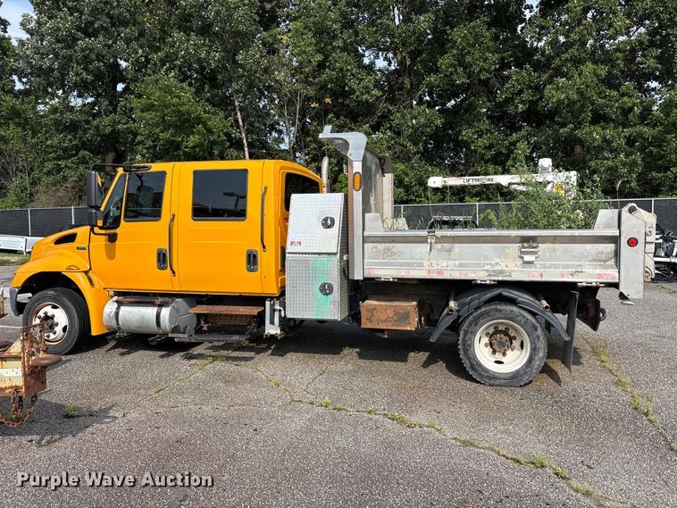 image for item FK2063 2015 International 4300 SBA Crew Cab dump truck