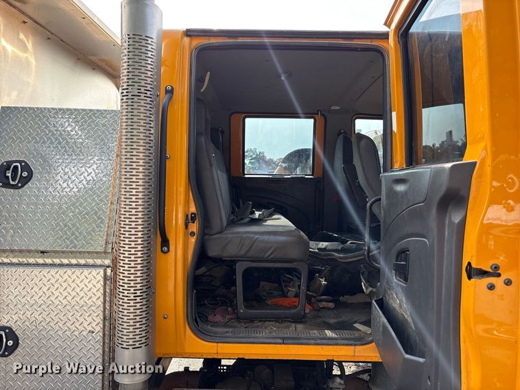 image for item FK2063 2015 International 4300 SBA Crew Cab dump truck