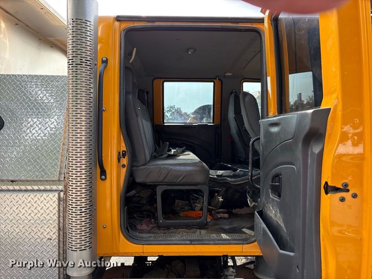 image for item FK2063 2015 International 4300 SBA Crew Cab dump truck