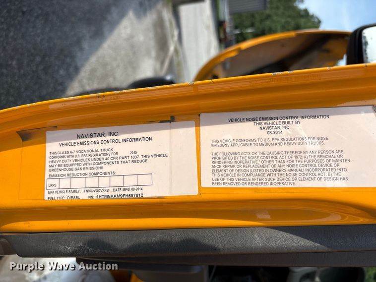 image for item FK2063 2015 International 4300 SBA Crew Cab dump truck