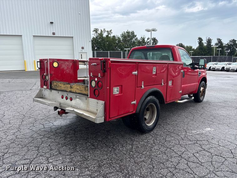 image for item FK2065 2008 Ford F350 Super Duty utility bed pickup truck