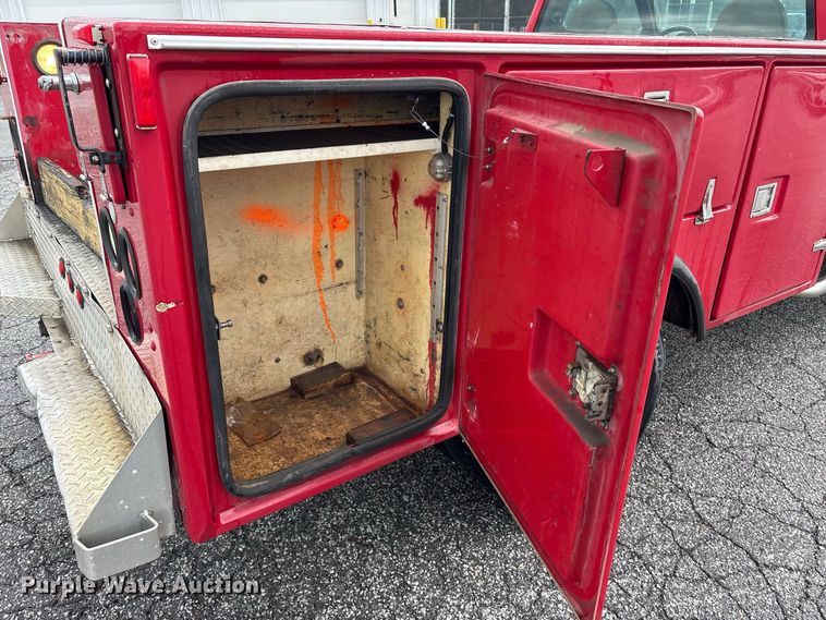 image for item FK2065 2008 Ford F350 Super Duty utility bed pickup truck