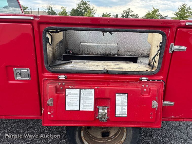 image for item FK2065 2008 Ford F350 Super Duty utility bed pickup truck