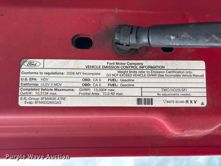 image for item FK2065 2008 Ford F350 Super Duty utility bed pickup truck