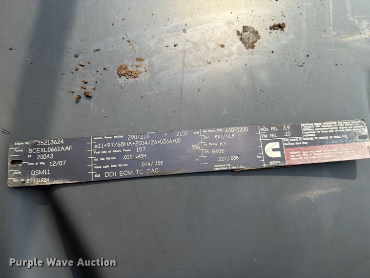 image for item FK2073 2007 Case 921E wheel loader
