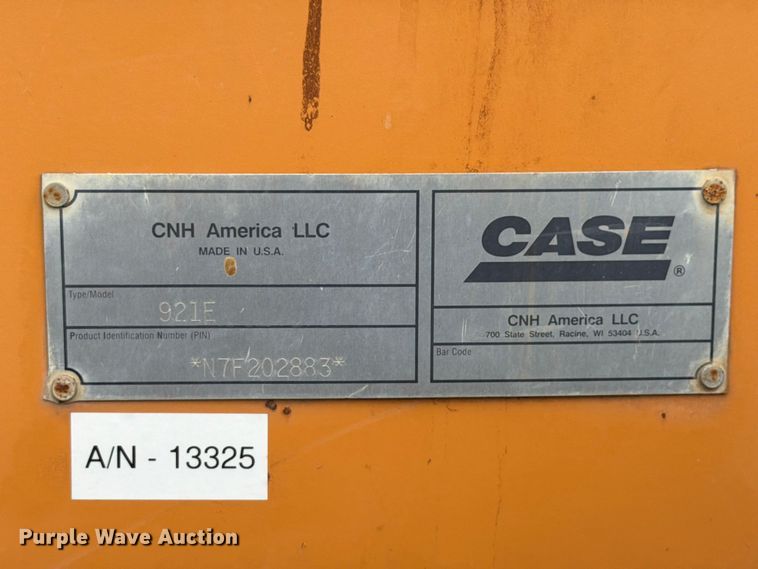 image for item FK2074 2007 Case 921E Wheel Loader