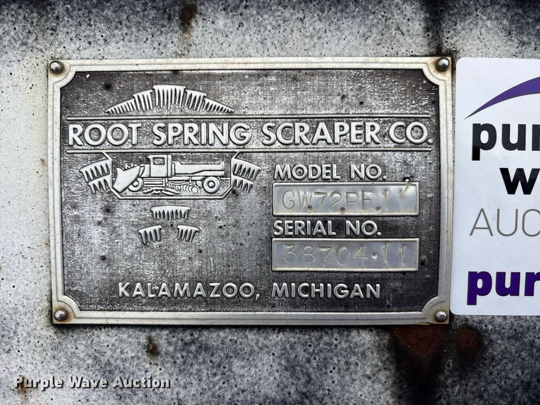 image for item FK2077 Root Spring Scraper Co GW72PR11 snow plow