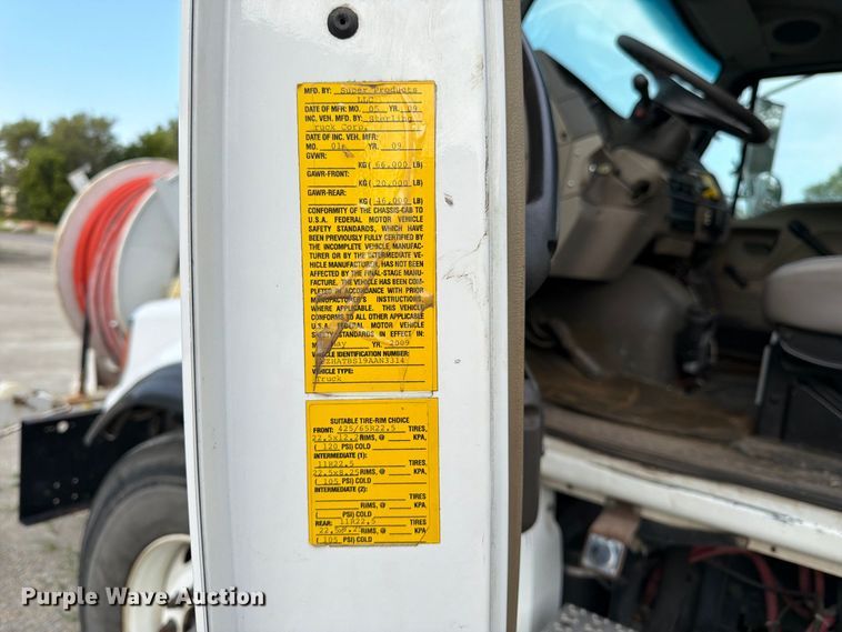 image for item FK3350 2009 Sterling L7500 sewer jetter truck