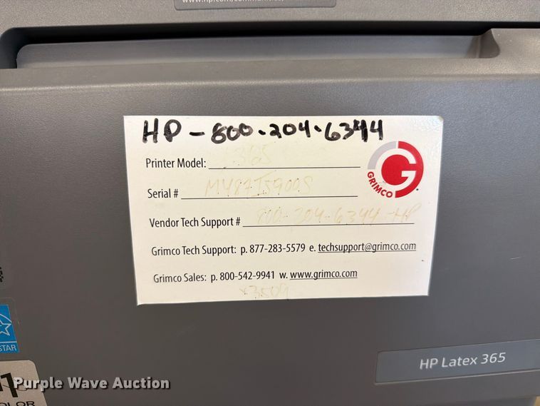 image for item FK3351 HP V8L39A large format printer