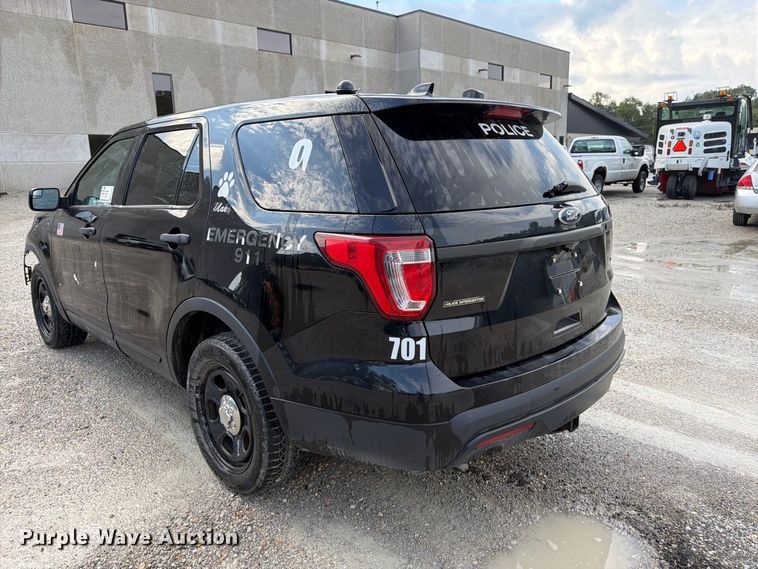 image for item FK3355 2017 Ford Explorer Police Interceptor SUV