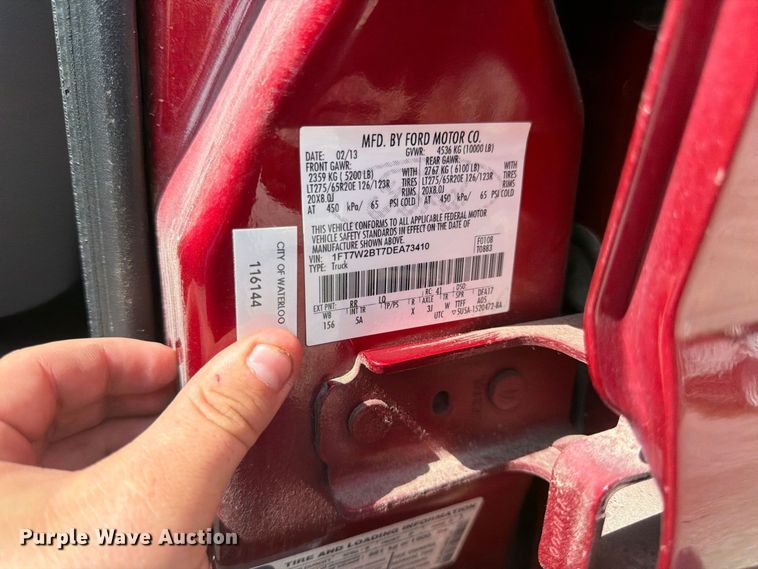 image for item FK3361 2013 Ford F250 Super Duty Crew Cab pickup truck