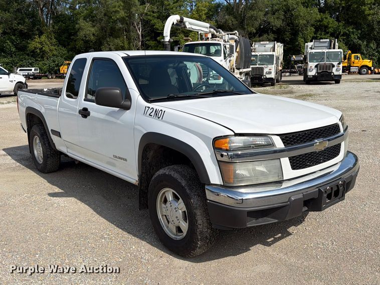 image for item FK3363 2005 Chevrolet Colorado Ext. Cab pickup truck