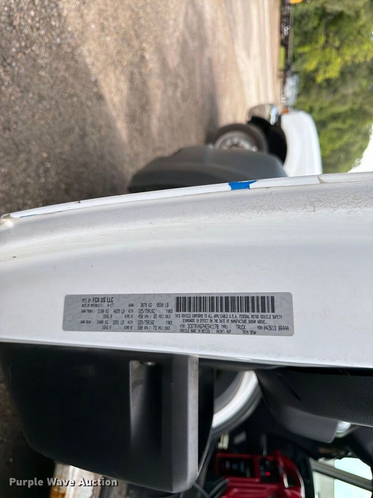 image for item FK3364 2017 RAM Promaster 1500 van