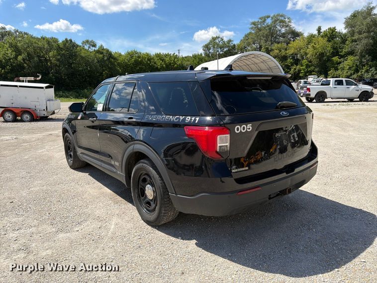 image for item FK3368 2020 Ford Explorer Police Interceptor SUV