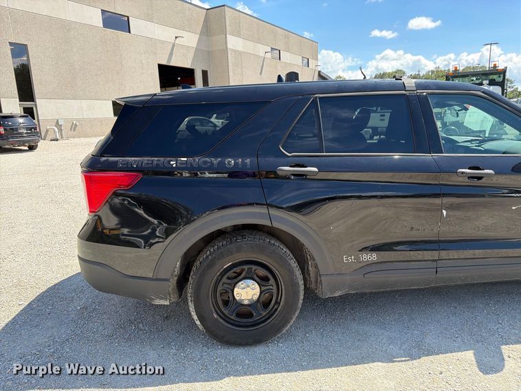 image for item FK3368 2020 Ford Explorer Police Interceptor SUV