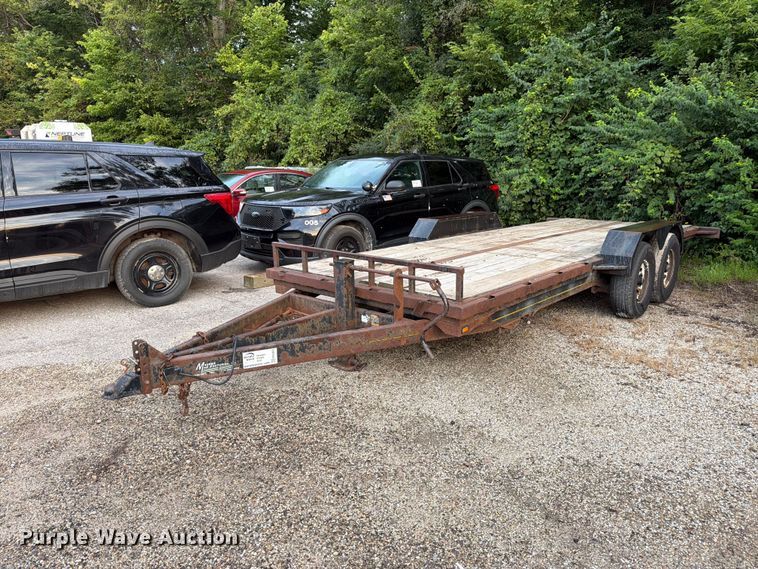 2000 MURF tilt deck utility trailer