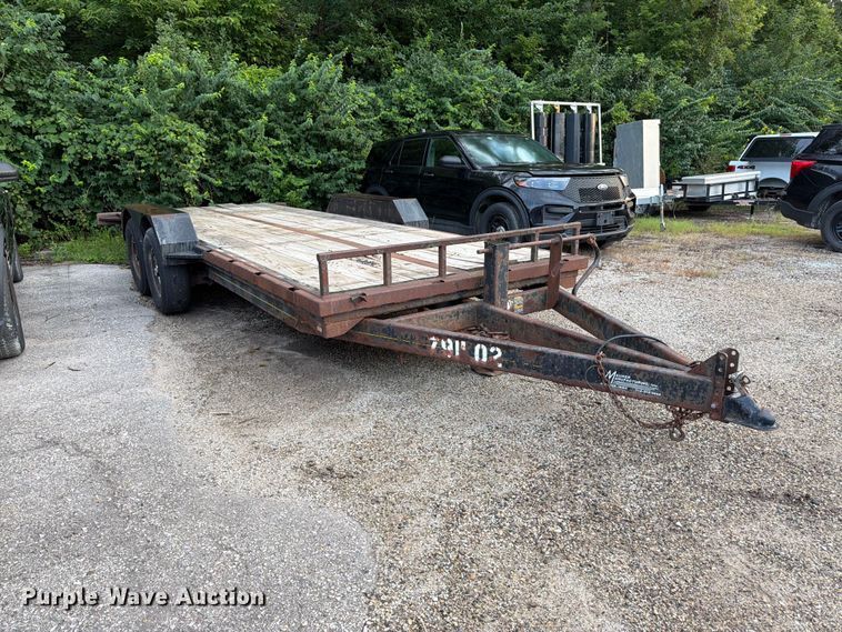 image for item FK3369 2000 MURF tilt deck utility trailer