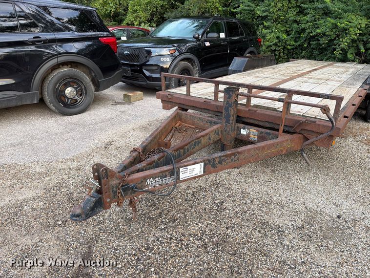 image for item FK3369 2000 MURF tilt deck utility trailer
