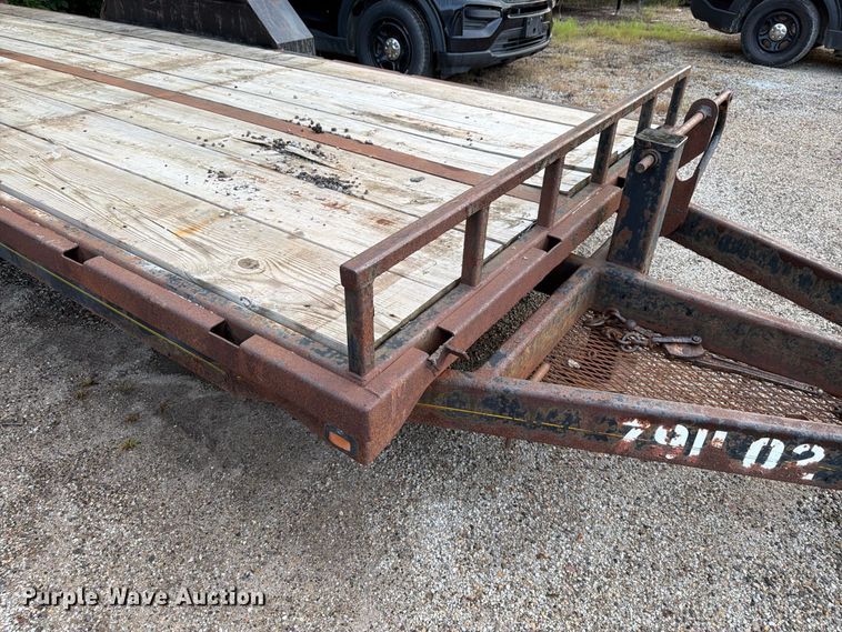 image for item FK3369 2000 MURF tilt deck utility trailer