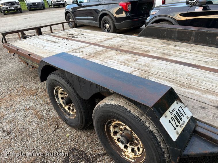 image for item FK3369 2000 MURF tilt deck utility trailer