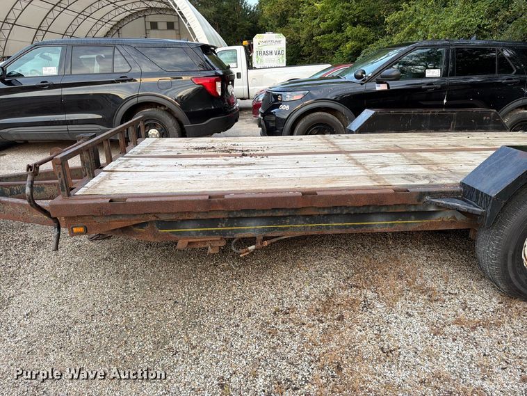 image for item FK3369 2000 MURF tilt deck utility trailer