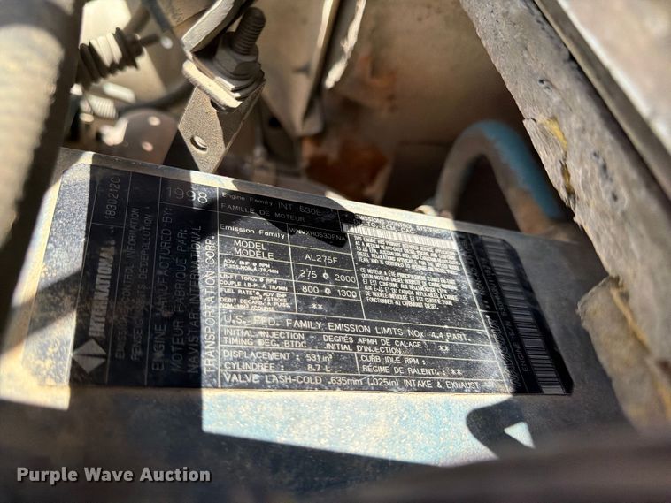 image for item FK4599 1999 International 4900 flatbed truck