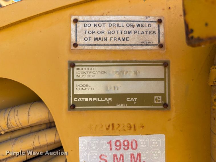 image for item FK4602 1989 Caterpillar 140G motor grader