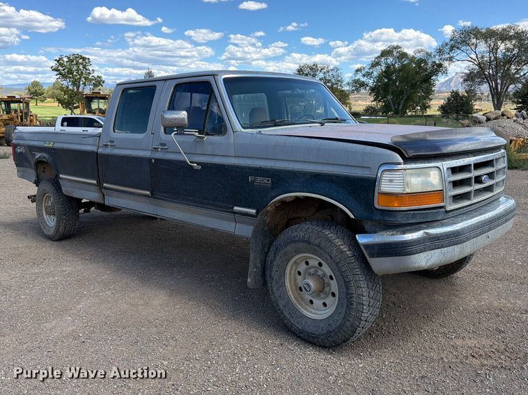 image for item FK4605 1993 Ford F350 Crew Cab pickup truck