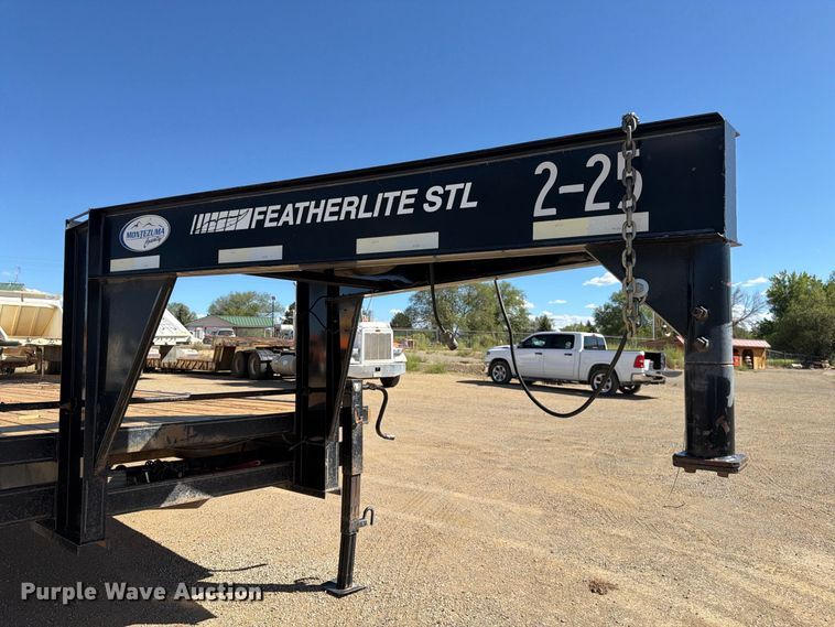 image for item FK4606 2003 Featherlite 5595 equipment trailer