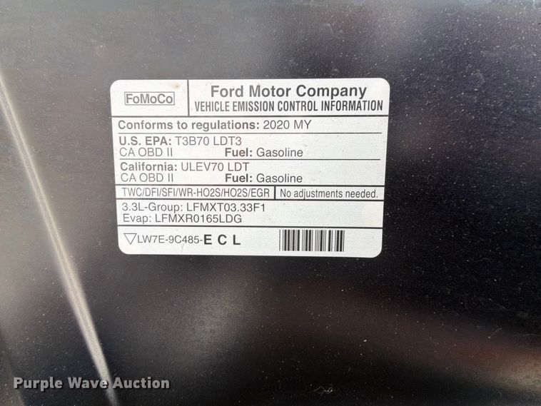 image for item FK5021 2020 Ford Explorer Police Interceptor SUV