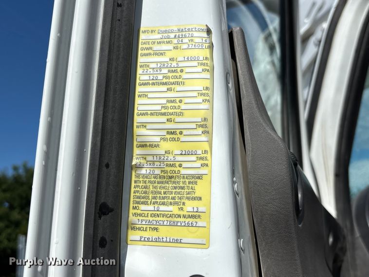 image for item FP3013 2014 Freightliner M2 bucket truck