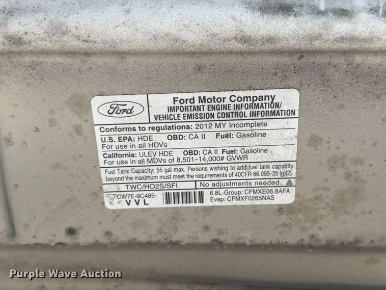 image for item FT6121 2012 Ford Eldorado E350 Super Duty shuttle bus