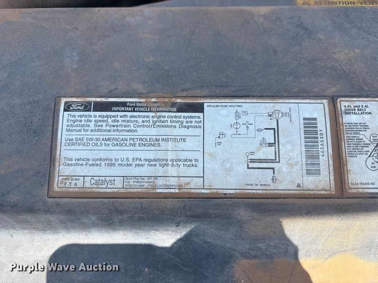 image for item JM9406 1999 Ford F150 pickup truck