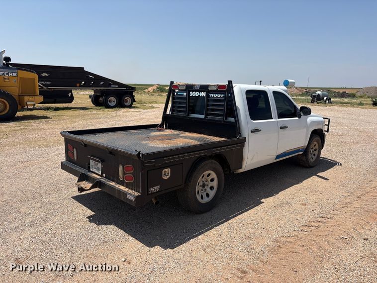 image for item JM9409 2011 Chevrolet Silverado 1500 Crew Cab dump flatbed pickup truck